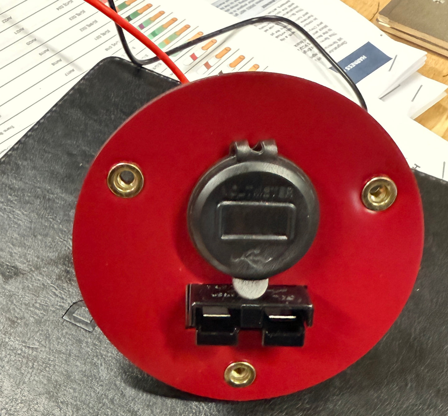 Fuel Filler Charger/Voltmeter Bracket