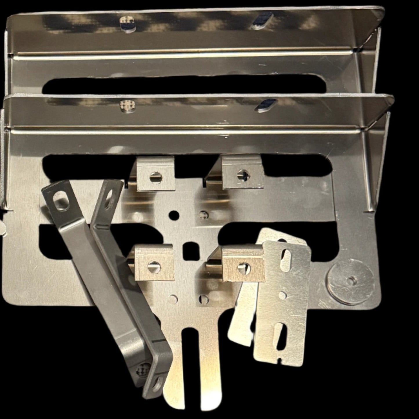 Gen 1 Fog Light Bracket Kit Natural Finish