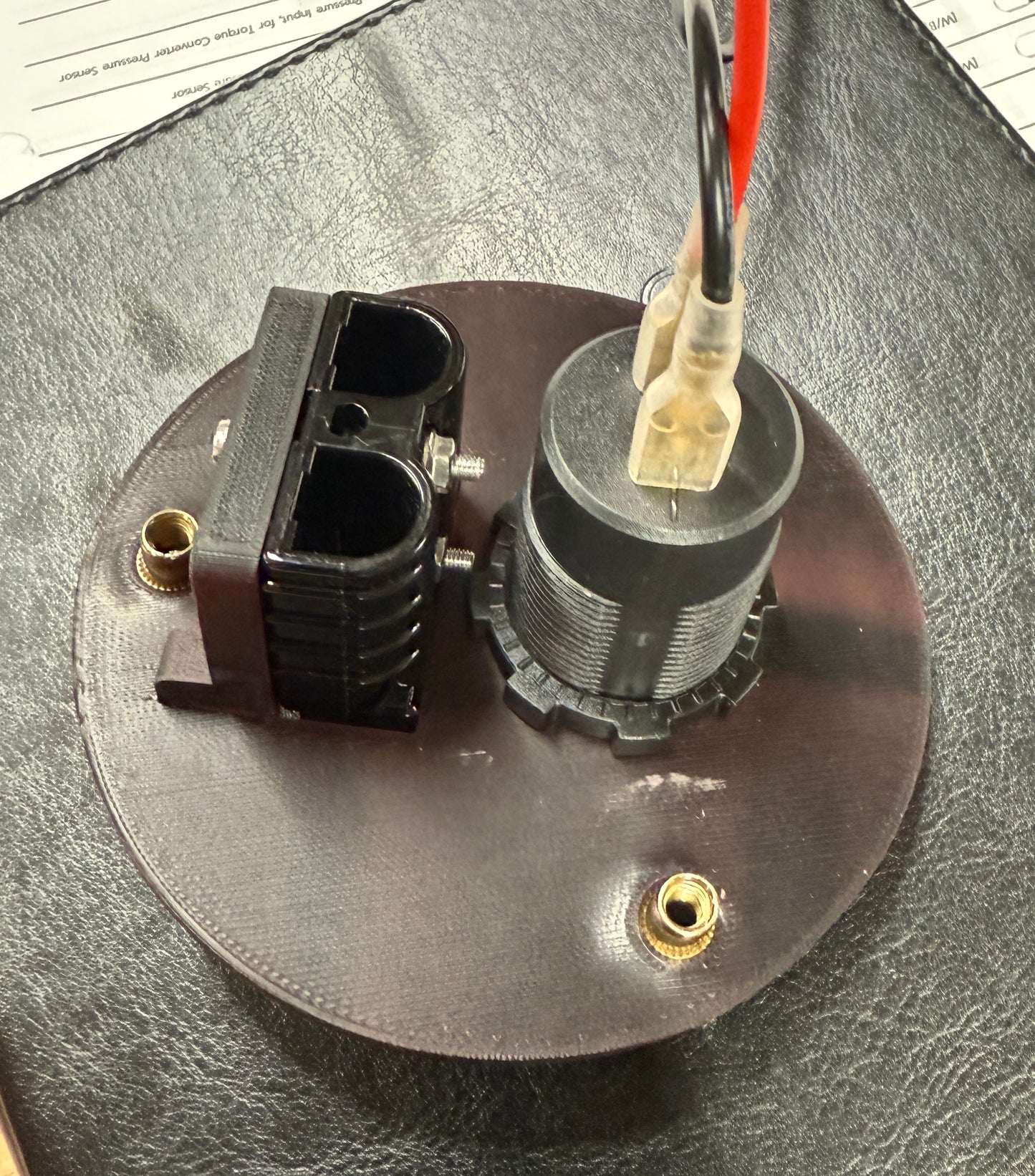 Fuel Filler Charger/Voltmeter Bracket
