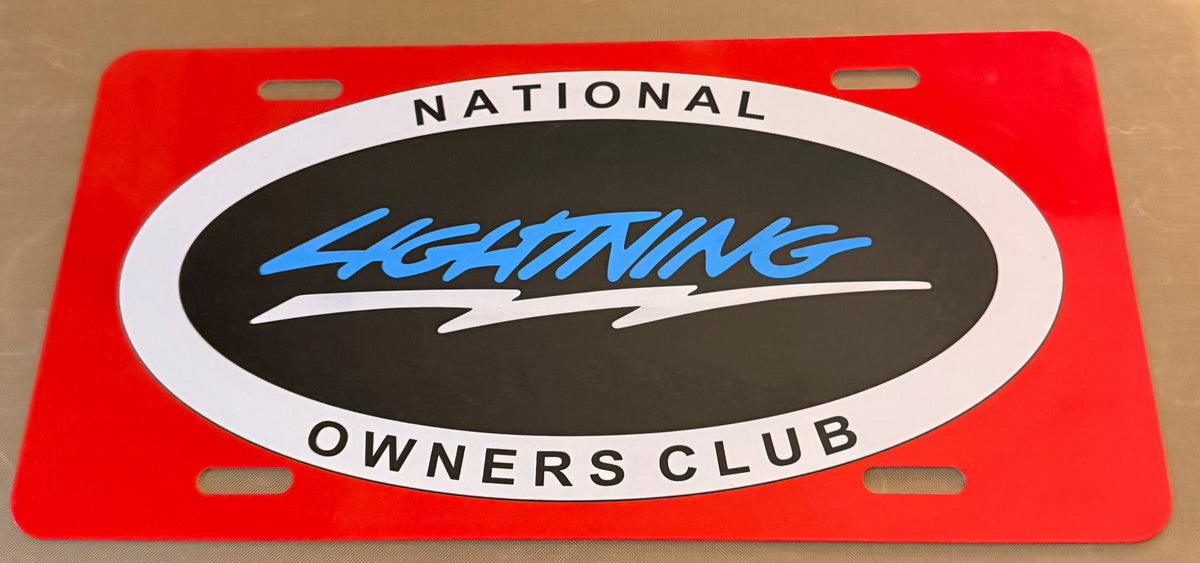 NLOC Logo Aluminum License Plate