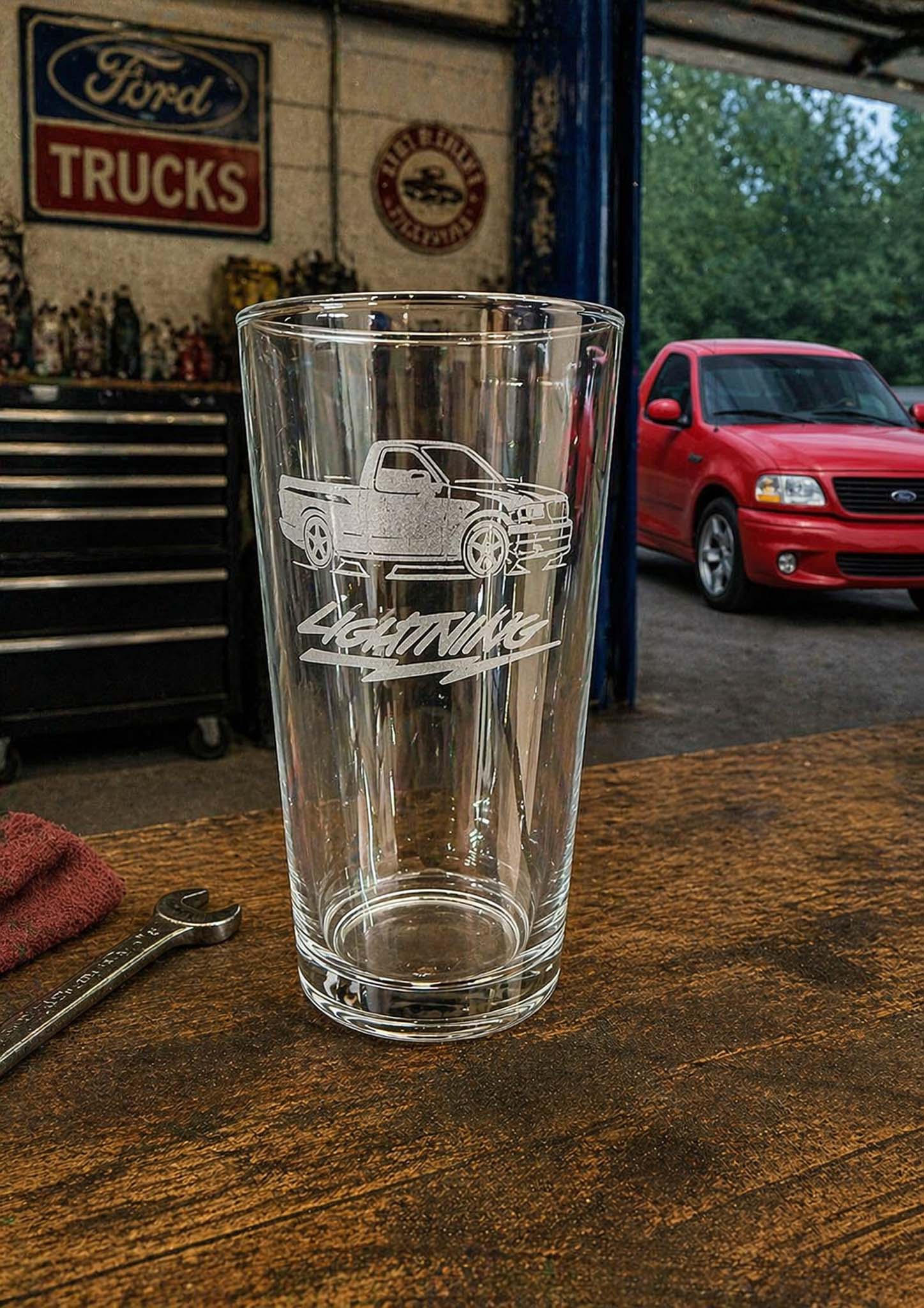 Gen 2 Lightning Pint Glass